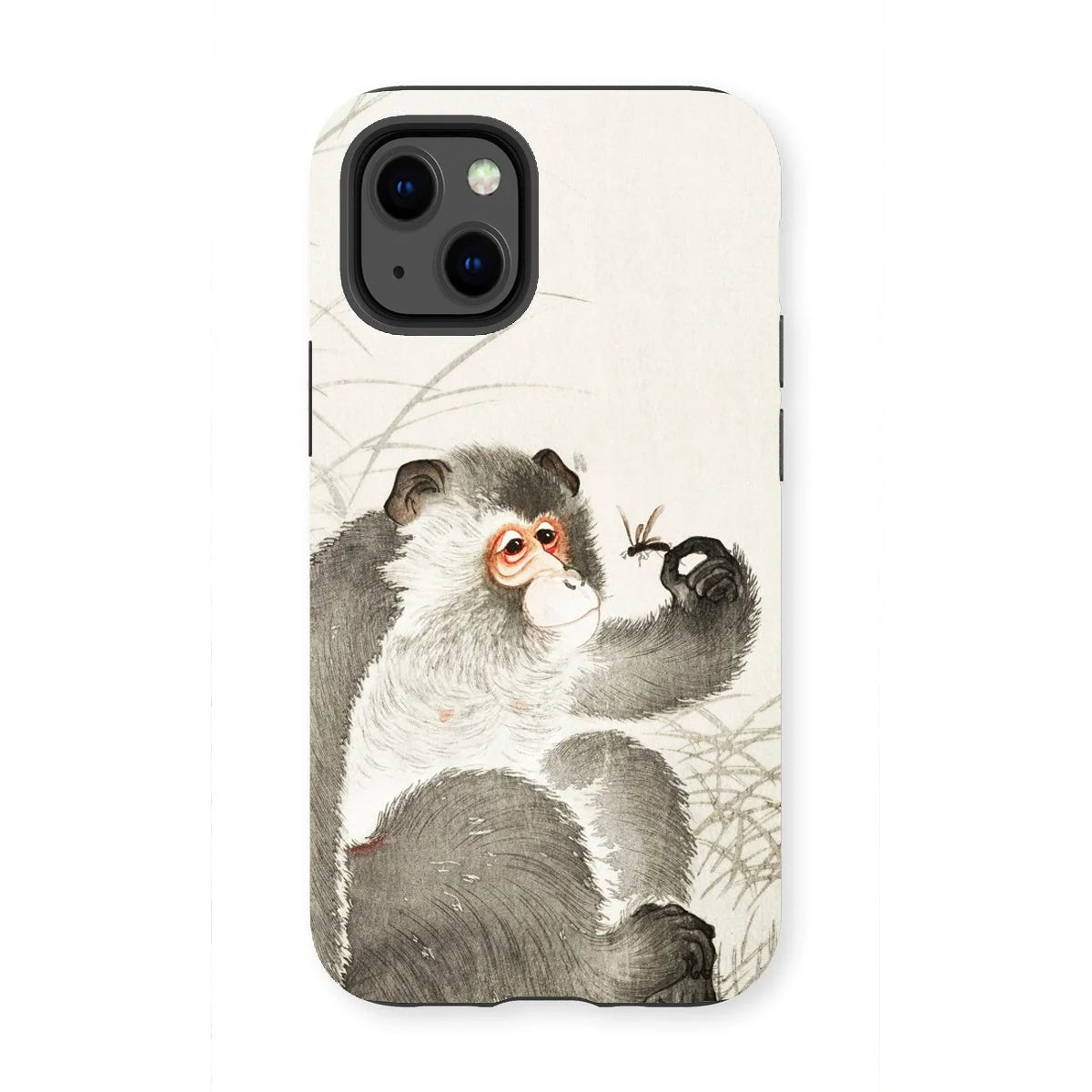 Monkey with Insect - Ohara Koson Shin-hanga Iphone Case 13 Mini / Matte Mobile Phone Cases