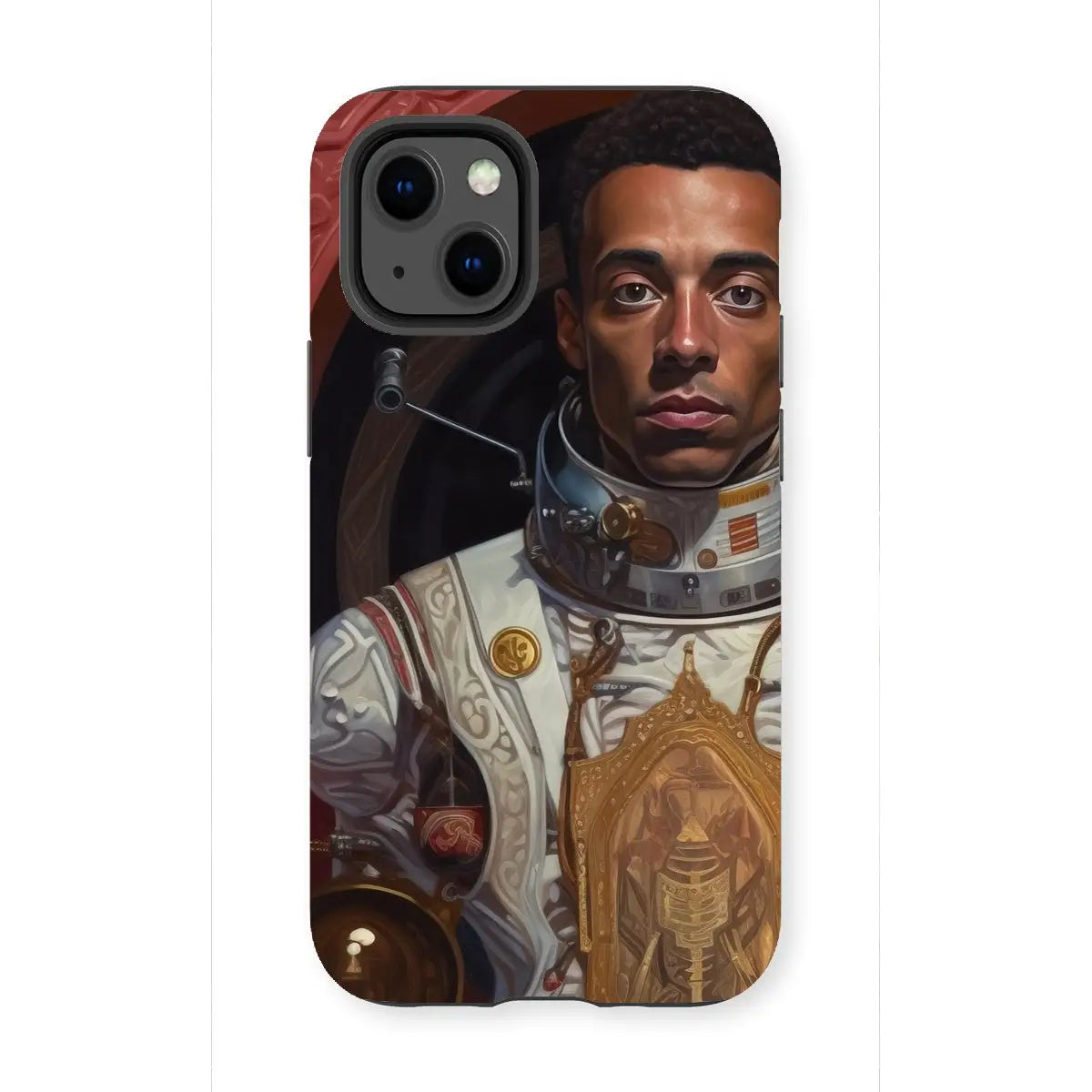 Amari - Gay Black Astronaut Iphone Case 13 Mini / Matte Mobile Phone Cases