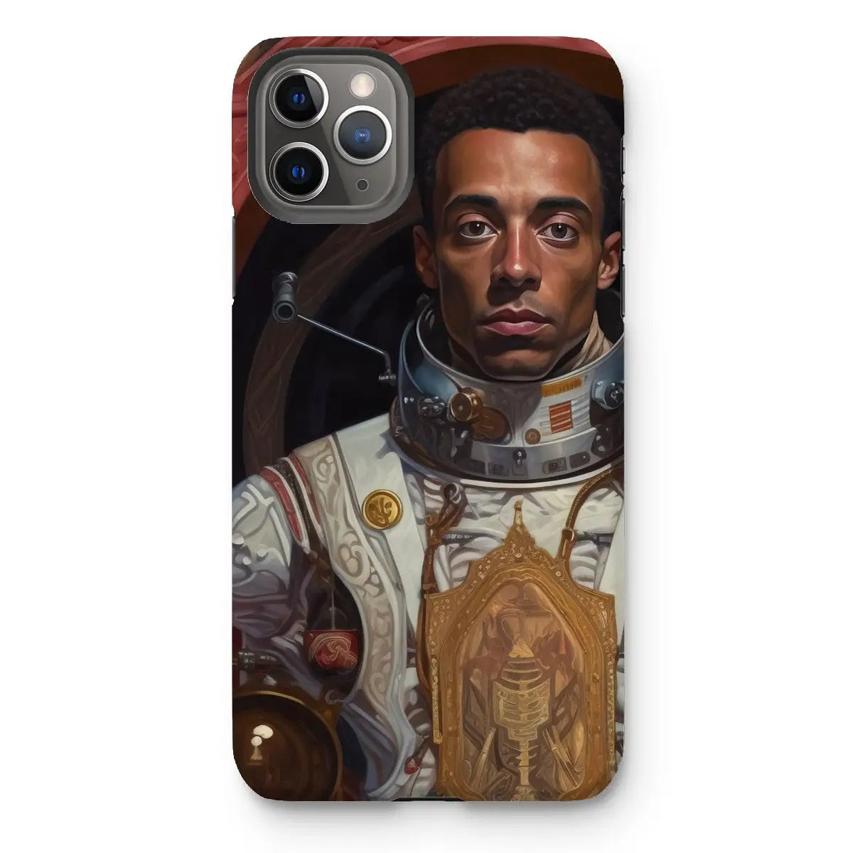 Amari - Gay Black Astronaut Iphone Case 11 Pro Max / Matte Mobile Phone Cases