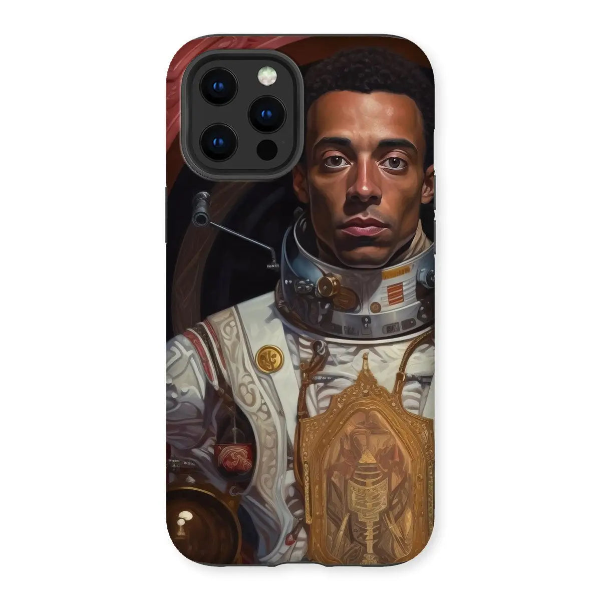 Amari - Gay Black Astronaut Iphone Case 12 Pro Max / Matte Mobile Phone Cases