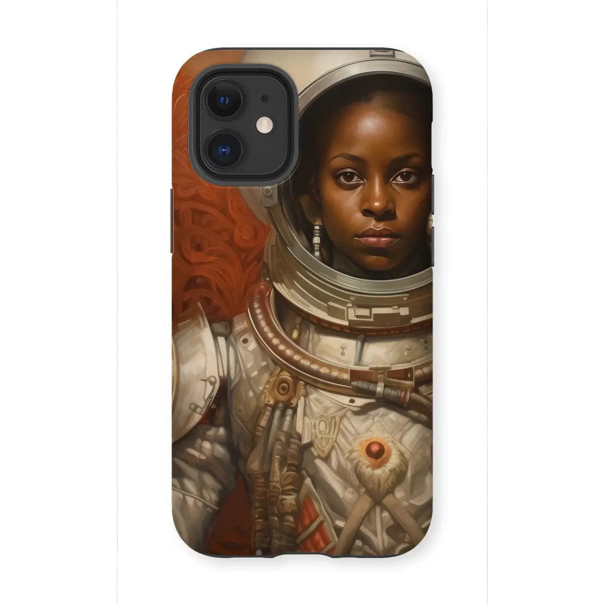 Ava - Black Lesbian Astronaut Iphone Case 12 Mini / Matte Mobile Phone Cases