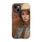 Anahita - Lesbian Cowgirl Sapphic Art Iphone Case 13 Mini / Matte Mobile Phone Cases