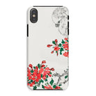 Parrot and Pyrus - Numata Kashu Japanese Bird Iphone Case Xs / Matte Mobile Phone Cases