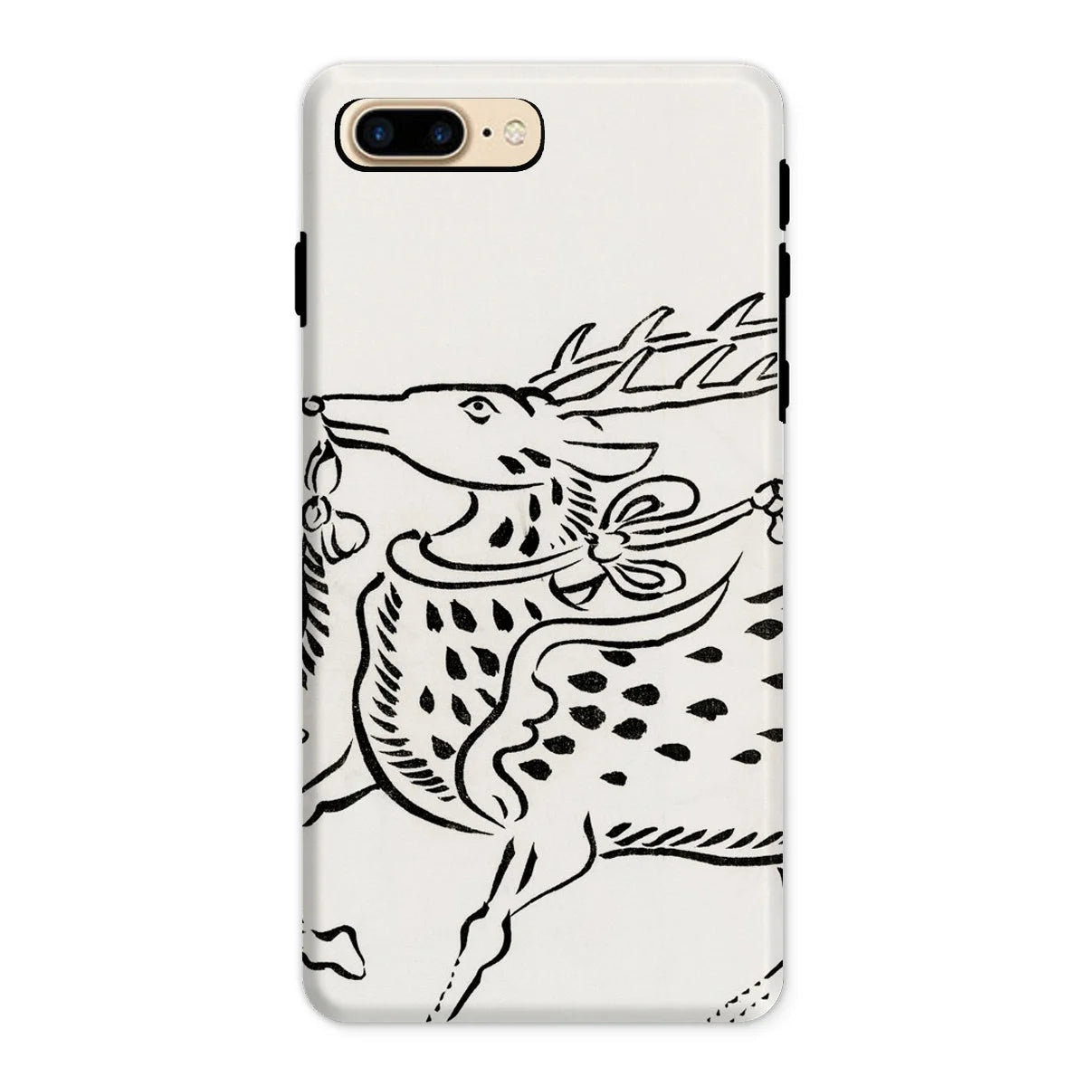 Japanese Deer - Taguchi Tomoki Edo Art Iphone Case 8 Plus / Matte Mobile Phone Cases