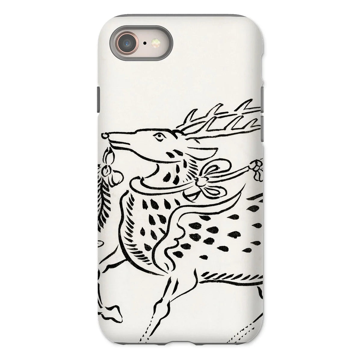 Japanese Deer - Taguchi Tomoki Edo Art Iphone Case 8 / Matte Mobile Phone Cases