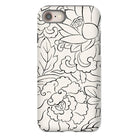 Black & White Florals - Taguchi Tomoki Iphone Case 8 / Matte Mobile Phone Cases