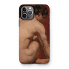 Male Nude from the Back - William Etty Iphone Case 11 Pro / Matte Mobile Phone Cases