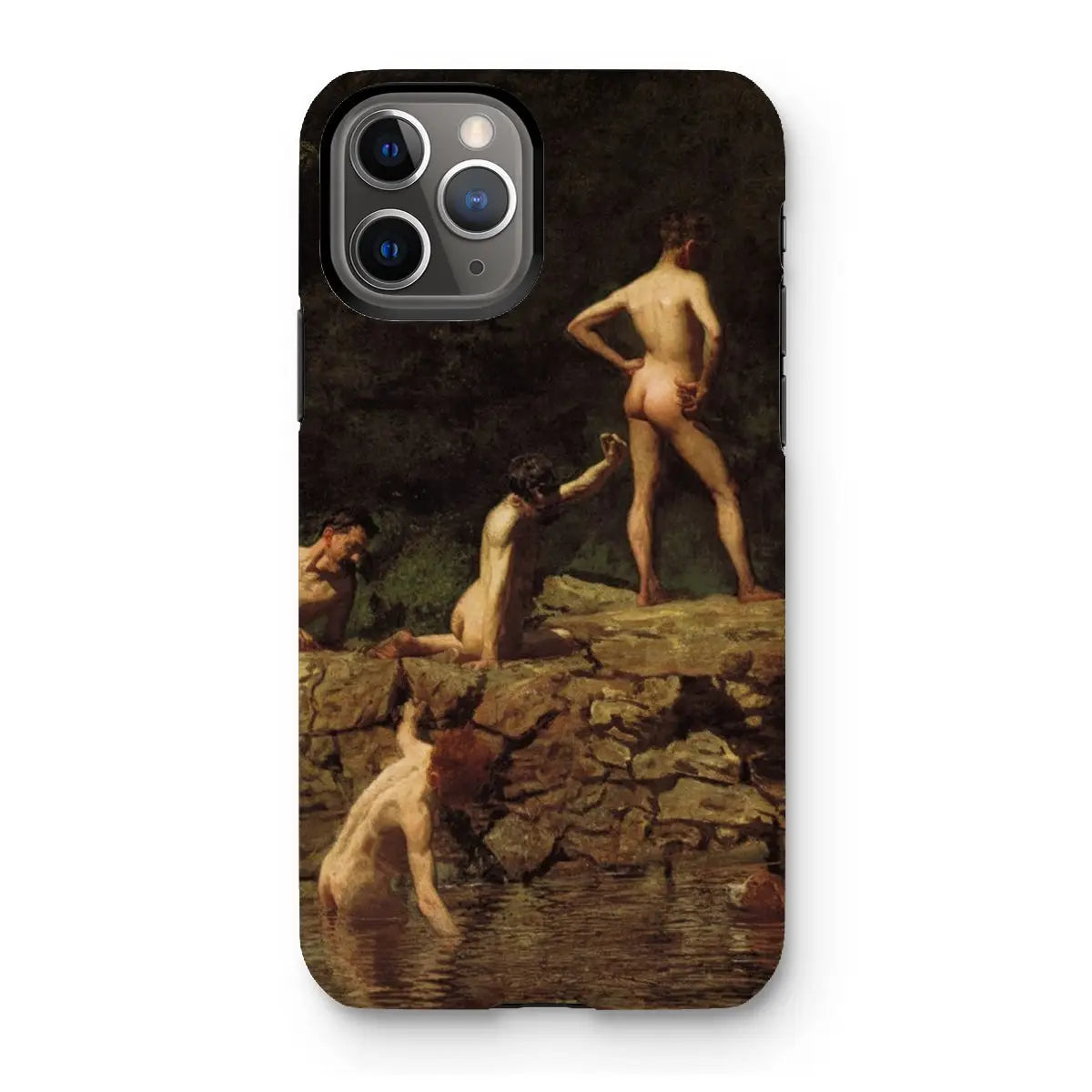 Swimming Hole - Thomas Eakins Nude Men Art Iphone Case 11 Pro / Matte Mobile Phone Cases