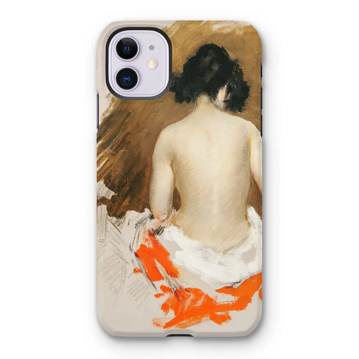 Nude Japanese Woman - William Merritt Chase Iphone Case 11 / Matte Mobile Phone Cases