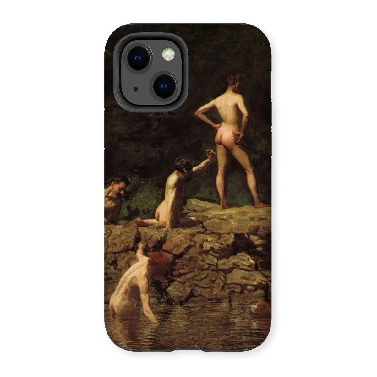 Swimming Hole - Thomas Eakins Nude Men Art Iphone Case 13 / Matte Mobile Phone Cases