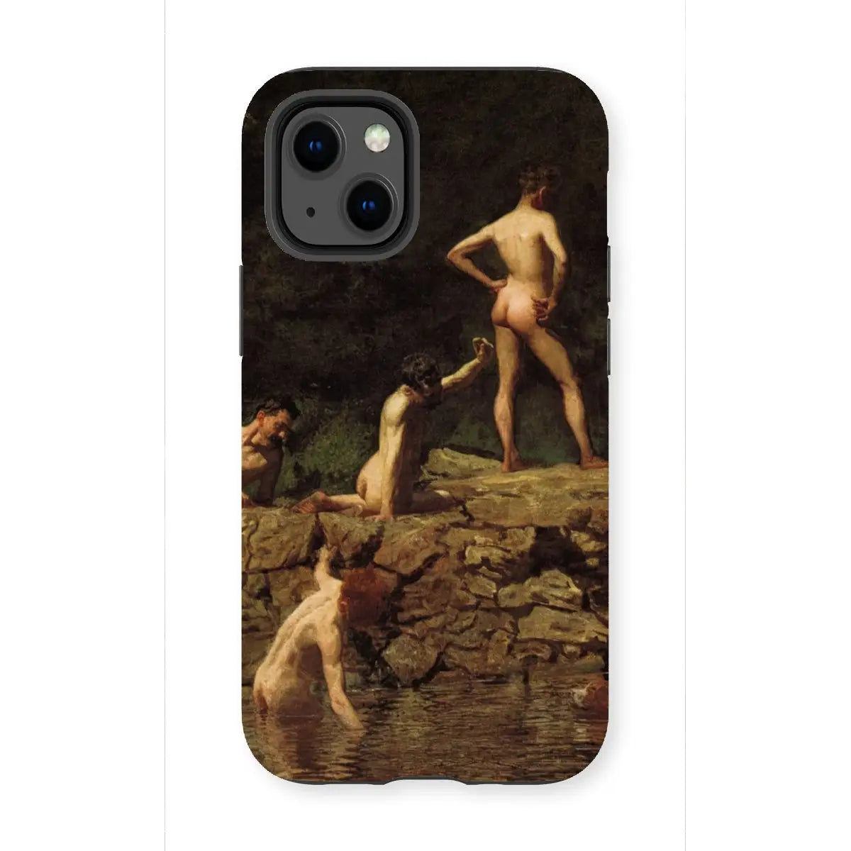 Swimming Hole - Thomas Eakins Iphone Case 13 Mini / Matte Mobile Phone Cases