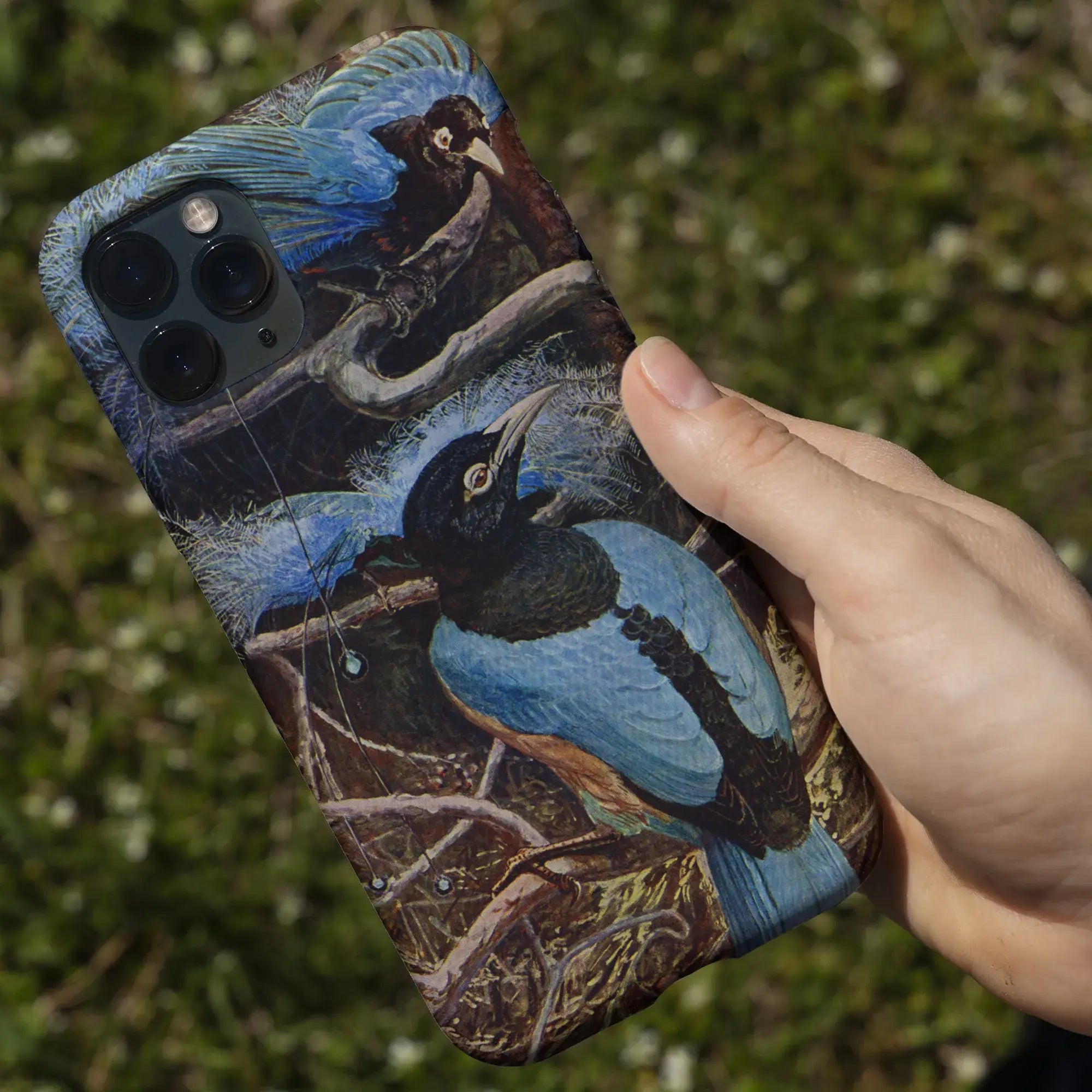 Blue Bird of Paradise - Henry Johnston Iphone Case Mobile Phone Cases