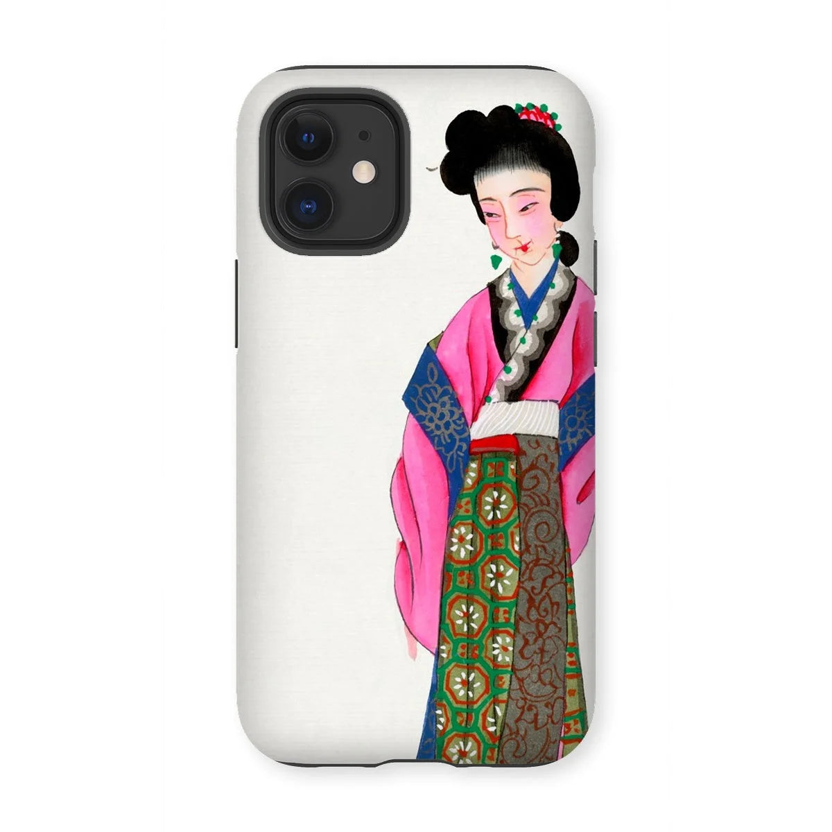 Noblewoman - Manchu Fashion Art Iphone Case 12 Mini / Matte Mobile Phone Cases