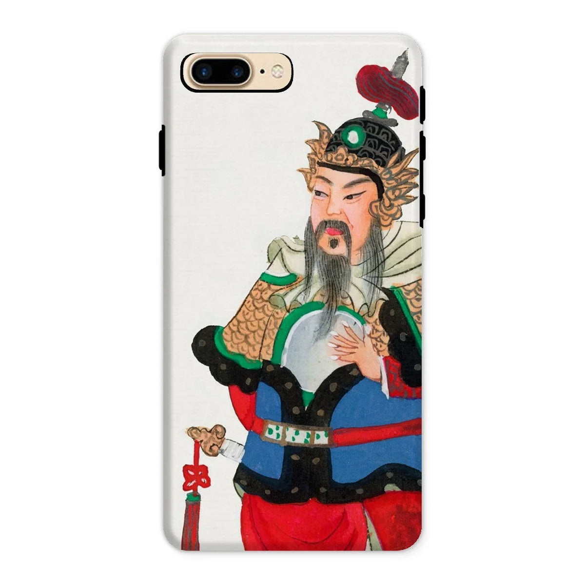 Military Commander - Qing Dynasty Art Iphone Case 8 Plus / Matte Mobile Phone Cases