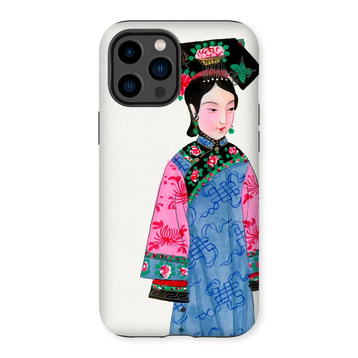 Noblewoman - Qing Dynasty Iphone Case 14 Pro Max / Matte Mobile Phone Cases