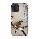 Sparrows and Wisteria - Ohara Koson Shin-hanga Iphone Case 12 Mini / Matte Mobile Phone Cases