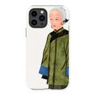 Grand Dame - Qing Dynasty Manchu Fashion Art Iphone Case 14 Pro / Matte Mobile Phone Cases