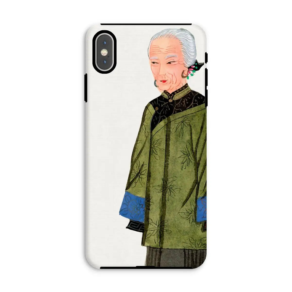 Grand Dame - Qing Dynasty Manchu Fashion Art Iphone Case Xs Max / Matte Mobile Phone Cases