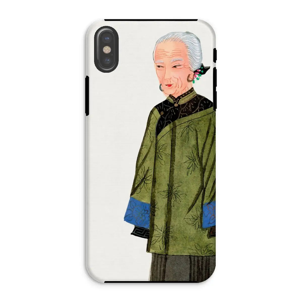 Grand Dame - Qing Dynasty Manchu Fashion Art Iphone Case Xs / Matte Mobile Phone Cases