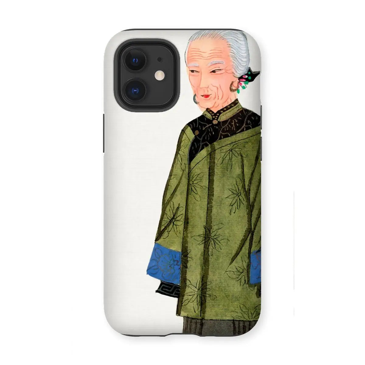 Grand Dame - Qing Dynasty Manchu Fashion Art Iphone Case 12 Mini / Matte Mobile Phone Cases