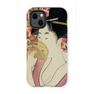 Kushi - Utamaro Kitagawa Japanese Ukiyo-e Art Iphone Case 13 Mini / Matte Mobile Phone Cases