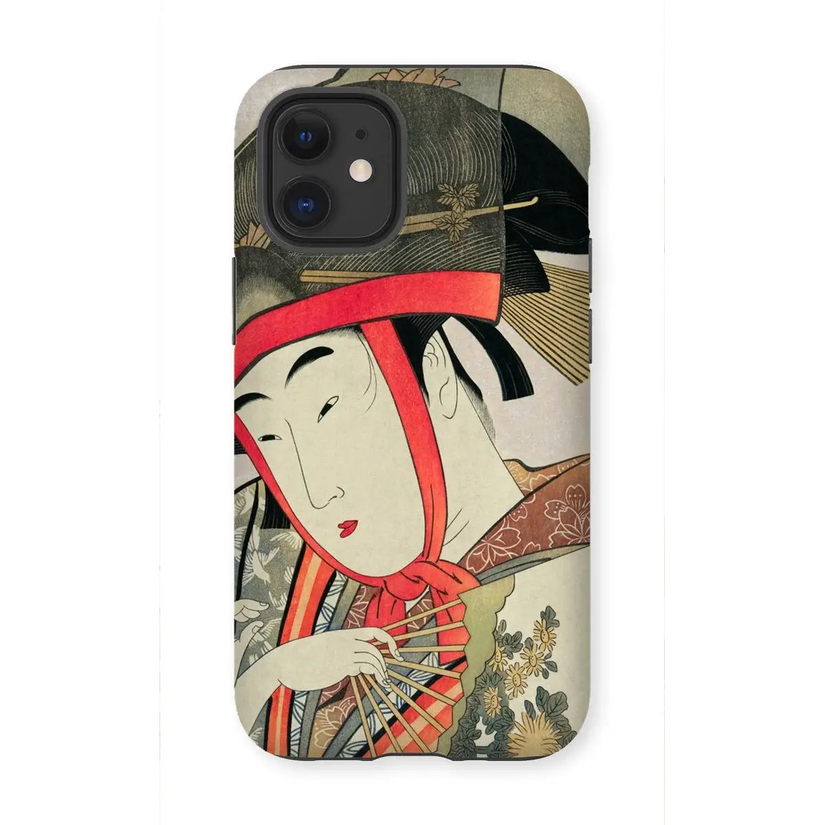 Yoshiwara Suzume - Utamaro Japanese Ukiyo-e Art Iphone Case 12 Mini / Matte Mobile Phone Cases