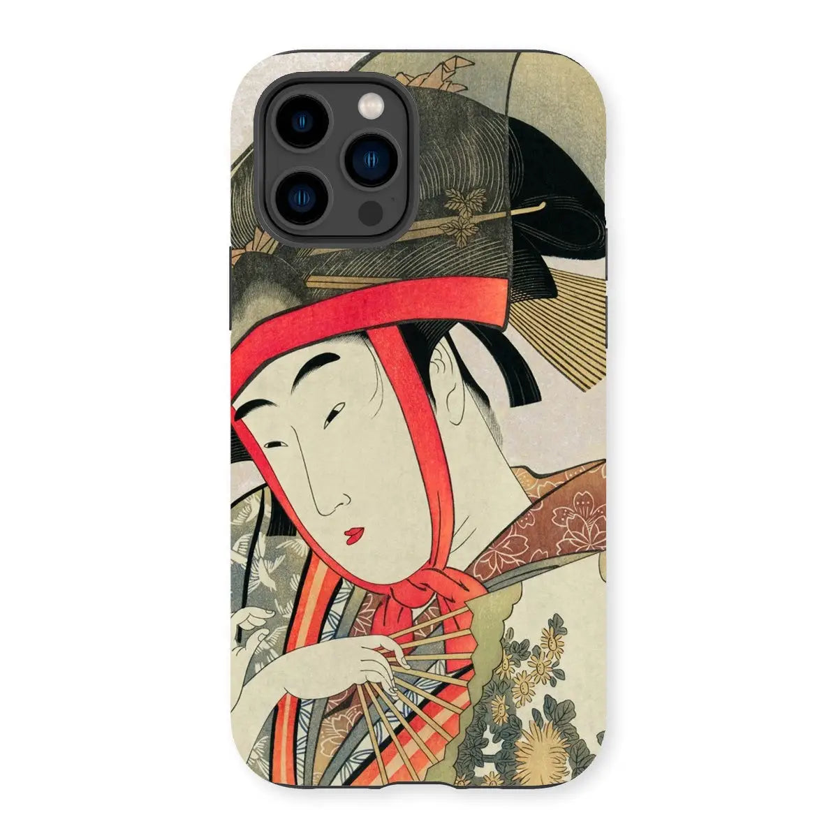 Yoshiwara Suzume - Utamaro Japanese Ukiyo-e Art Iphone Case 14 Pro / Matte Mobile Phone Cases