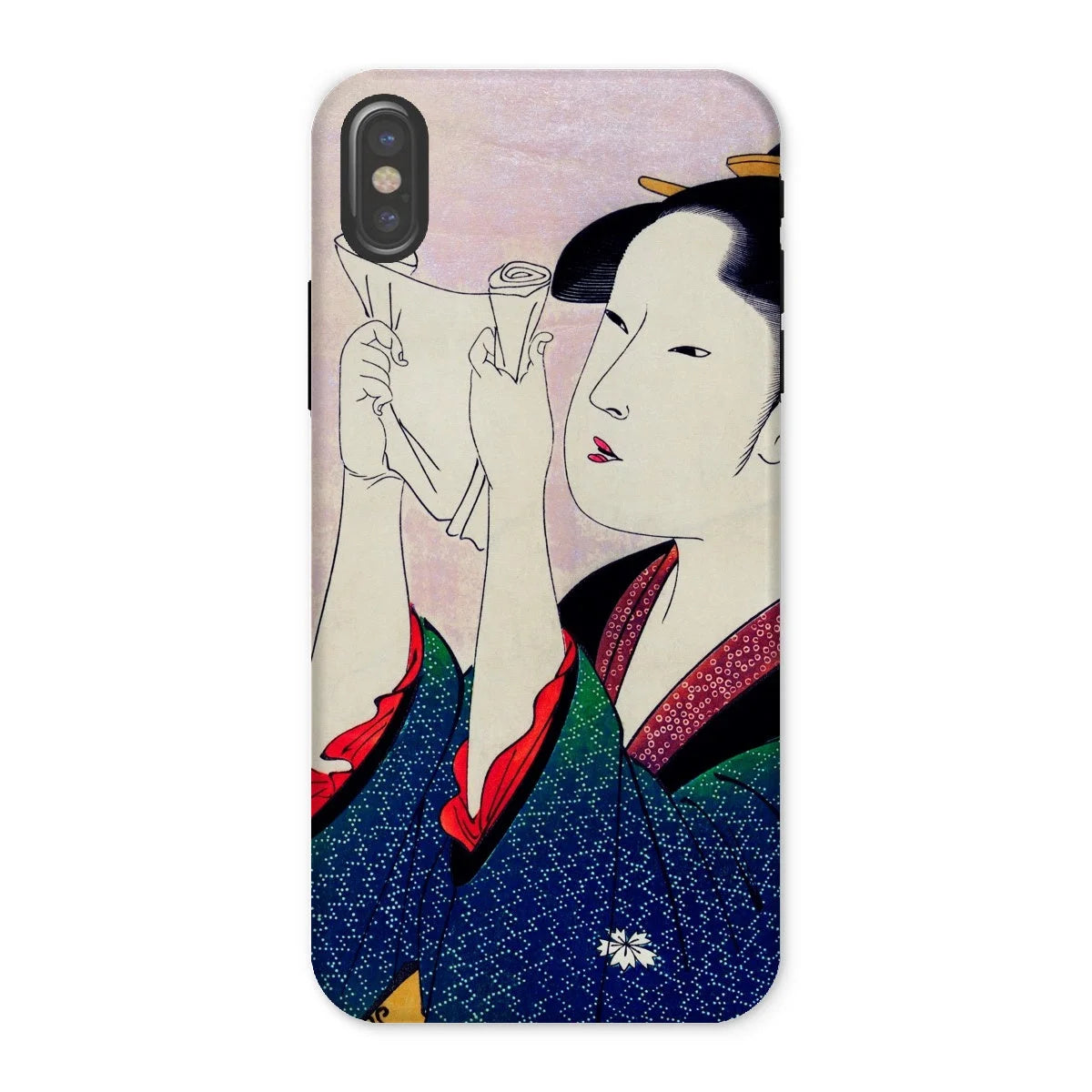 Fumiyomu Onna - Kitagawa Utamaro Iphone Case x / Matte Mobile Phone Cases