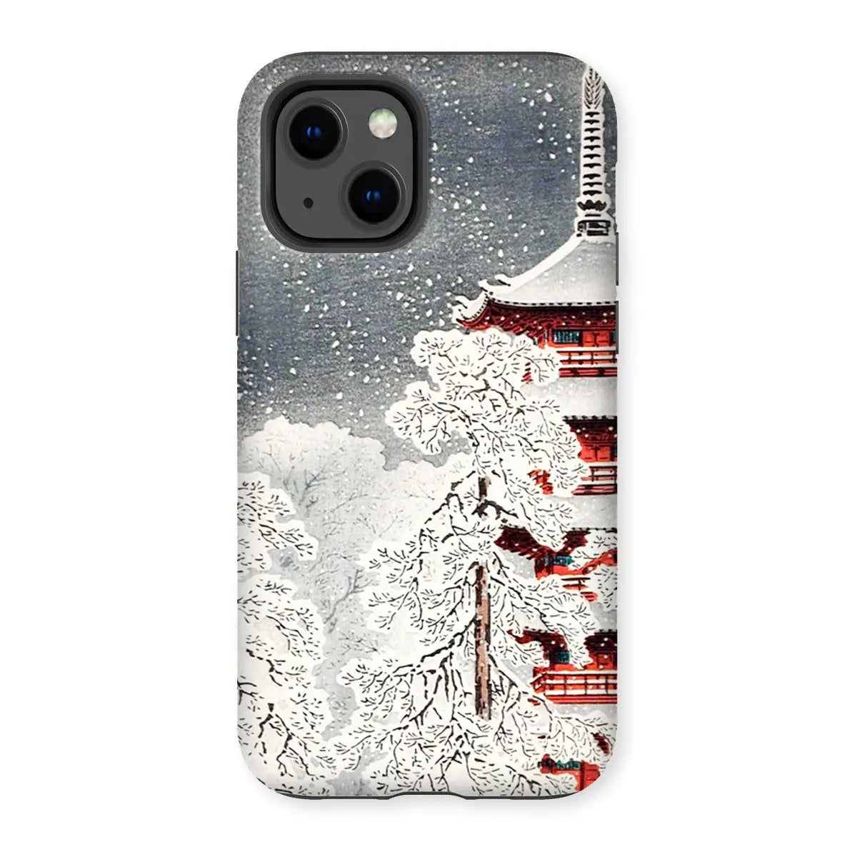 Snow at Asakusa - Takahashi Shōtei Shin-hanga Iphone Case 13 / Matte Mobile Phone Cases