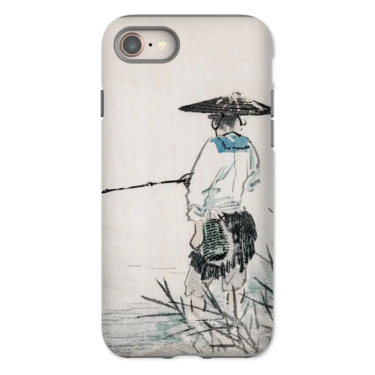 Japanese Fisherman - Kōno Bairei Iphone Case 8 / Matte Mobile Phone Cases