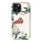 Japanese Rosefinch - Numata Kashu Shūchō Gafu Iphone Case 12 Pro Max / Matte Mobile Phone Cases