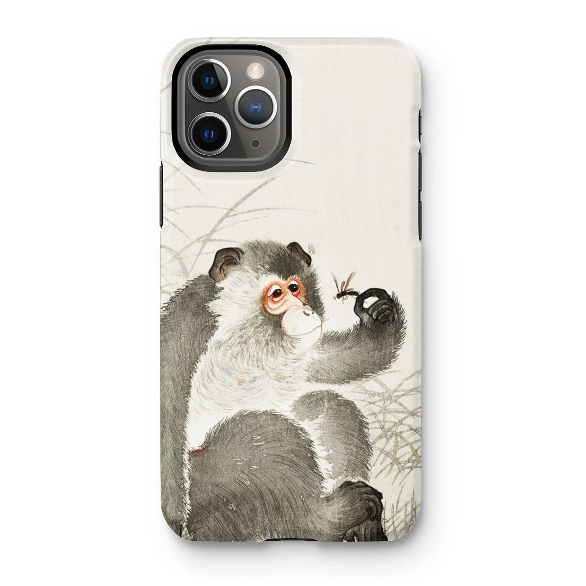 Monkey with Insect - Ohara Koson Shin-hanga Iphone Case 11 Pro / Matte Mobile Phone Cases