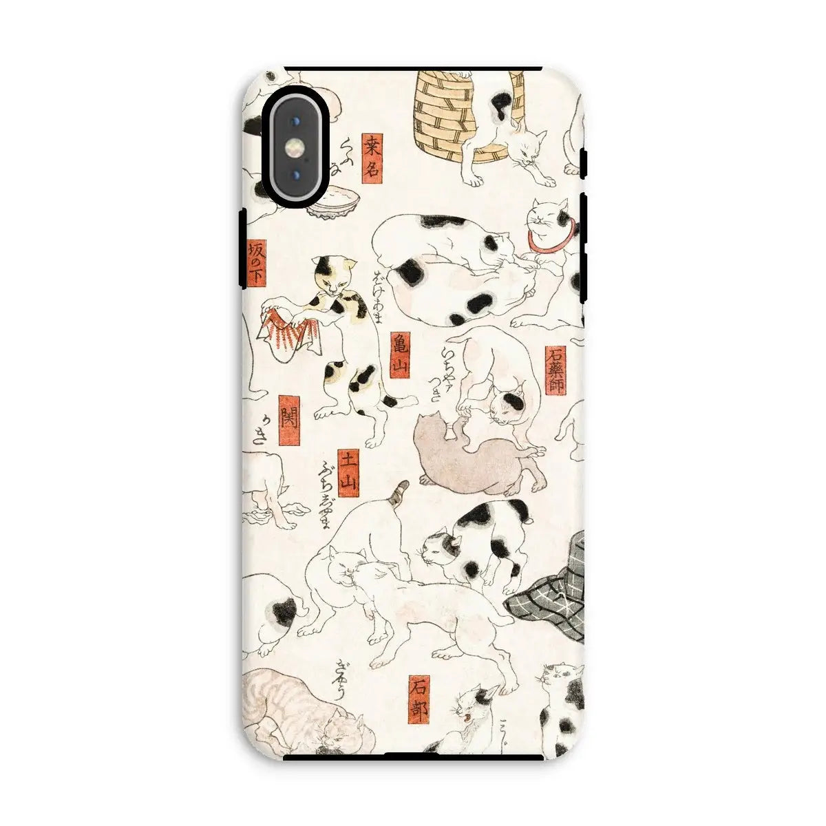 Cats - Utagawa Kuniyoshi Ukiyo-e Iphone Case Xs Max / Matte Mobile Phone Cases