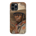 Titus - Gay Black Cowboy Dandy Iphone Case 14 Pro / Matte Mobile Phone Cases