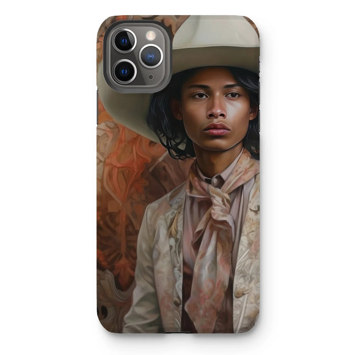 Arjuna - Gay South Asian Cowboy Iphone Case 11 Pro Max / Matte Mobile Phone Cases