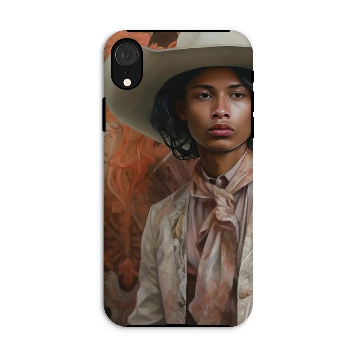 Arjuna - Gay South Asian Cowboy Dandy Art Iphone Case Xr / Matte Mobile Phone Cases