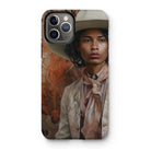 Arjuna - Gay South Asian Cowboy Dandy Art Iphone Case 11 Pro / Matte Mobile Phone Cases