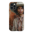 Arjuna - Gay South Asian Cowboy Dandy Art Iphone Case 13 Pro / Matte Mobile Phone Cases