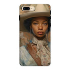 Imani - Black Sapphic Cowgirl Iphone Case 8 Plus / Matte Mobile Phone Cases