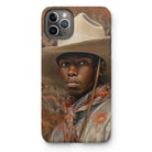 Titus - Gay Black Cowboy Dandy Iphone Case 11 Pro Max / Matte Mobile Phone Cases