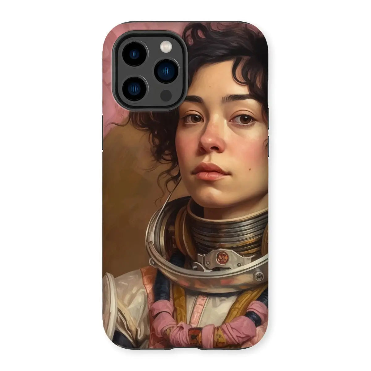 Faustina - Lesbian Latina Astronaut Aesthetic Iphone Case 14 Pro Max / Matte Mobile Phone Cases