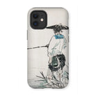 Japanese Fisherman - Kōno Bairei Iphone Case 12 Mini / Matte Mobile Phone Cases