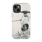 Japanese Fisherman - Kōno Bairei Iphone Case 13 Mini / Matte Mobile Phone Cases