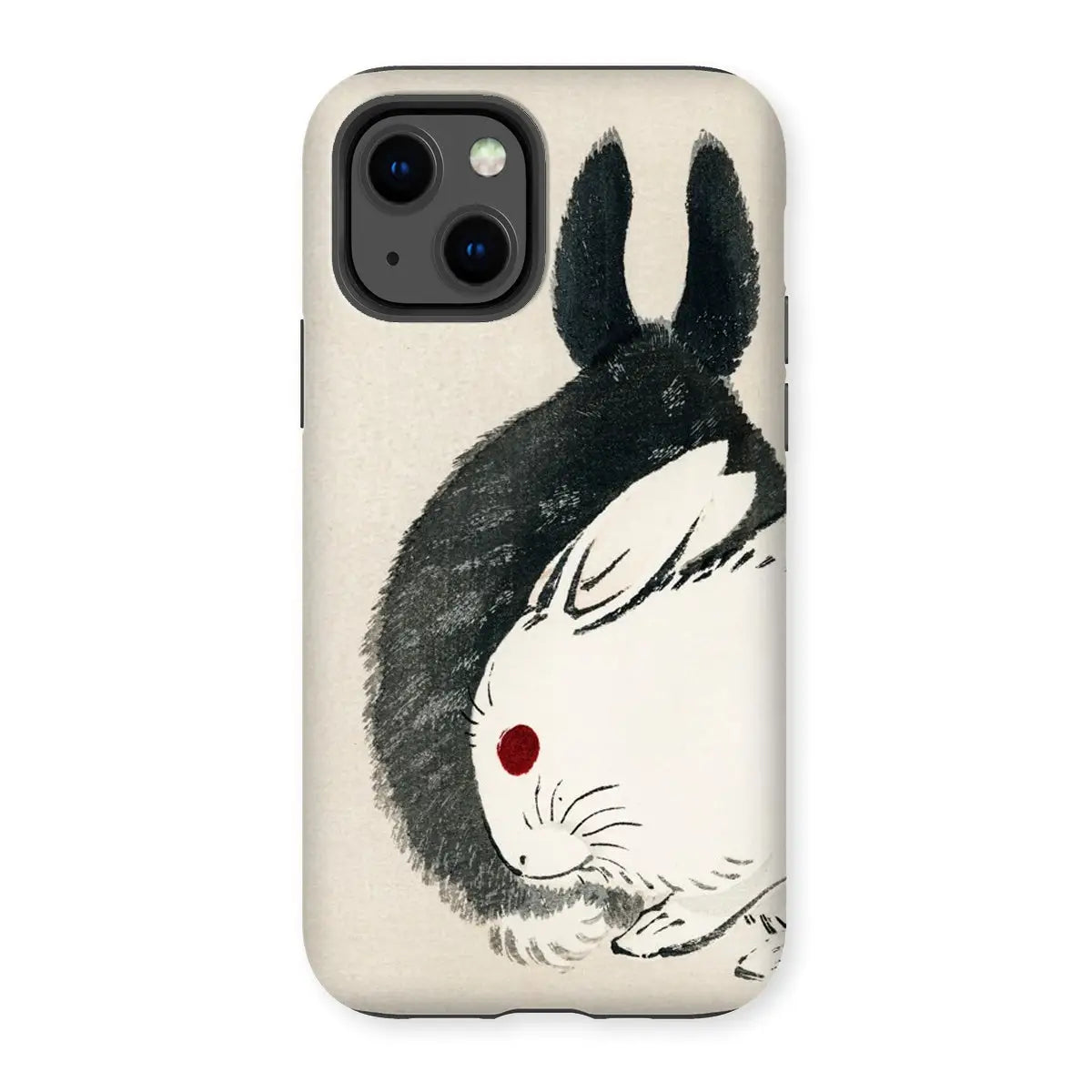 Rabbits - Kōno Bairei Meiji Era Iphone Case 13 / Matte Mobile Phone Cases