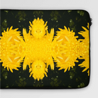 Tweedledum - Chrysanthemum Floral Op Art Laptop Sleeve 13 in Computer Covers & Skins