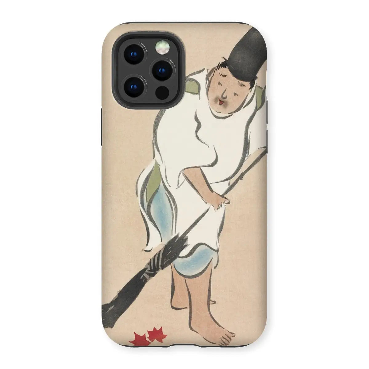 Raking - Kamisaka Sekka Rinpa Art Iphone Case 12 Pro / Matte Mobile Phone Cases