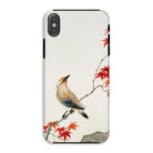 Bird on Maple - Ohara Koson Japanese Kachō-e Iphone Case Xs / Matte Mobile Phone Cases