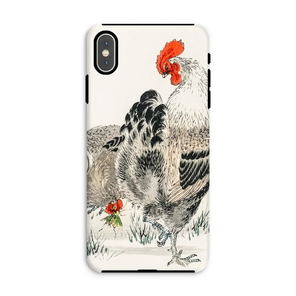 Cockerels - Numata Kashu Japanese Art Iphone Case Xs Max / Matte Mobile Phone Cases