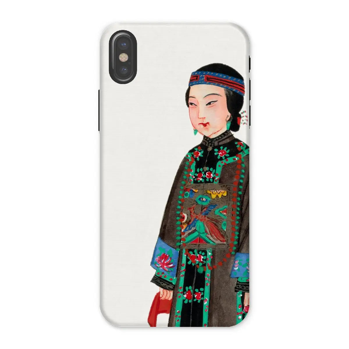 Noblewoman - Qing Dynasty Manchu Fashion Art Iphone Case x / Matte Mobile Phone Cases