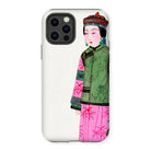 Noblewoman - Manchu Fashion Art Iphone Case 12 Pro / Matte Mobile Phone Cases